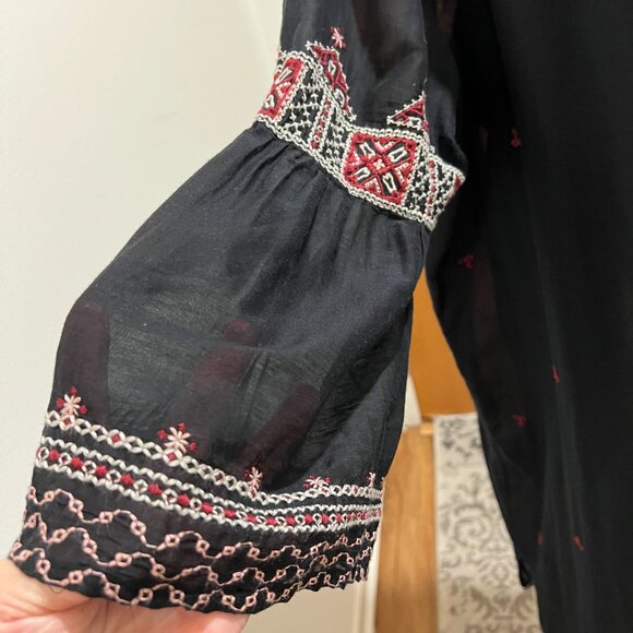 Johnny Was Blue and Pink Mini Dress - Picture 6 of 10